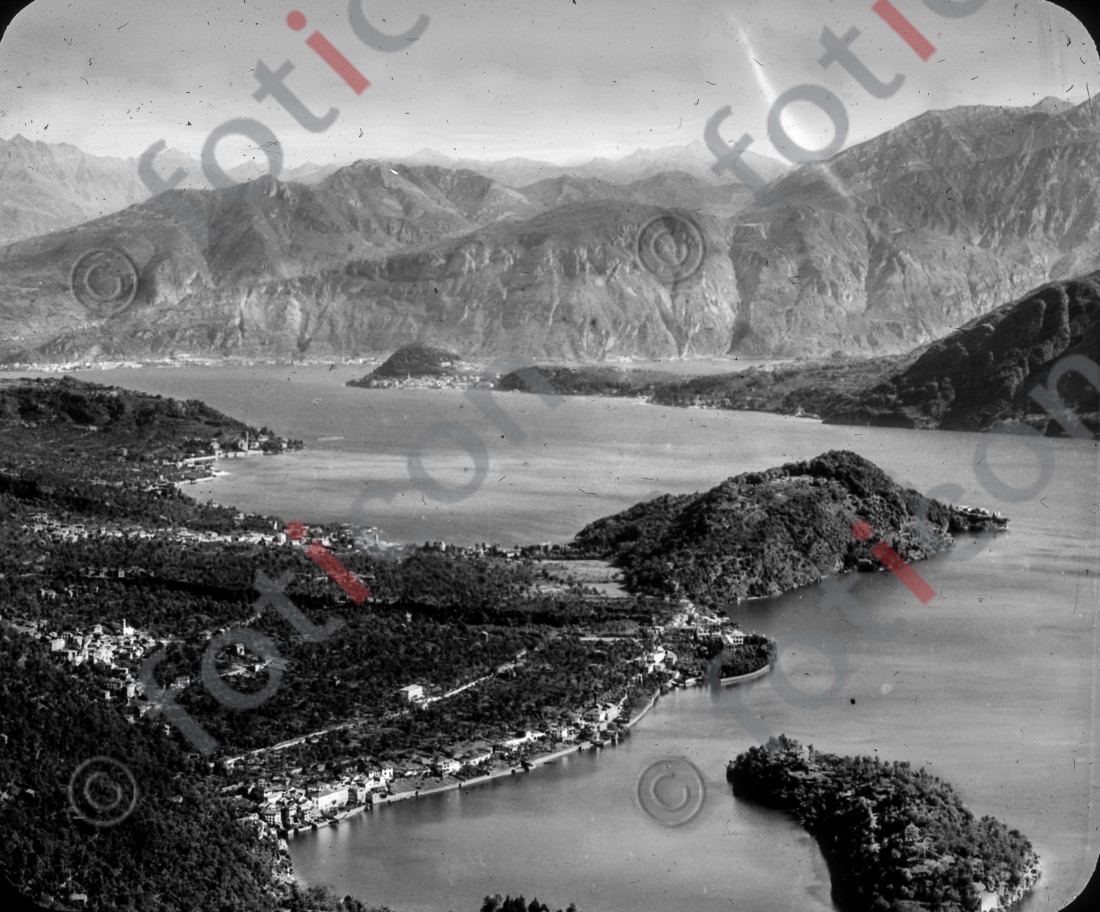 Comer See | Lake Como - Foto foticon-simon-176-001-sw.jpg | foticon.de - Bilddatenbank für Motive aus Geschichte und Kultur